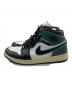 NIKE (ナイキ) Air Jordan 1 Mid ブラック×グリーン サイズ:29cm：7000円