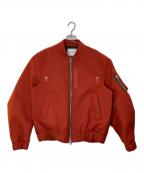 sacaiサカイ）の古着「Suiting Bonding Blouson」｜オレンジ