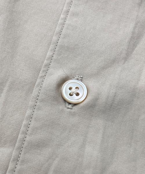 AURALEE（オーラリー）AURALEE (オーラリー) WASHED FINX TWILL BOX SHIRTS ベージュ サイズ:5の古着・服飾アイテム