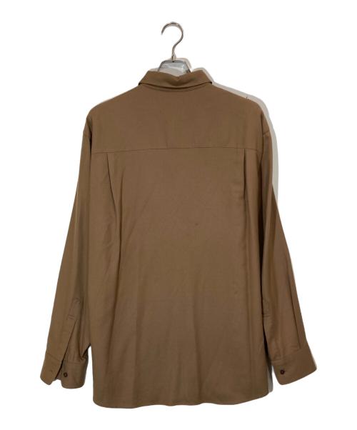 AURALEE（オーラリー）AURALEE (オーラリー) SUPER LIGHT WOOL SHIRTS ブラウン サイズ:5の古着・服飾アイテム