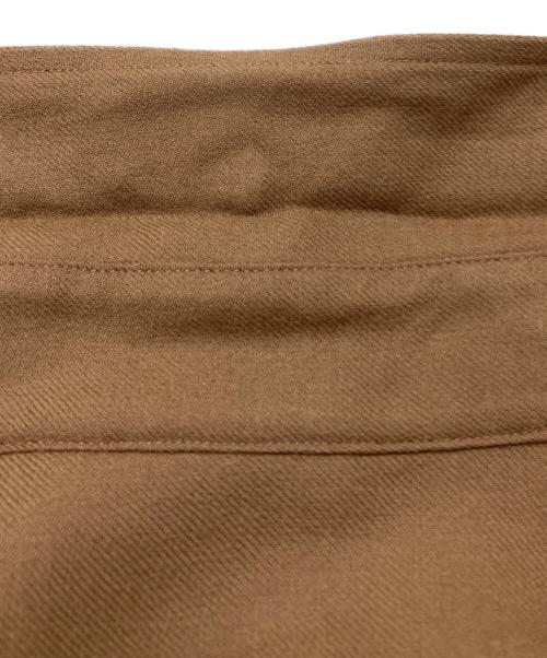 AURALEE（オーラリー）AURALEE (オーラリー) SUPER LIGHT WOOL SHIRTS ブラウン サイズ:5の古着・服飾アイテム