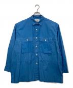 UNITUSユナイタス）の古着「タイプライターシャツジャケット」｜ブルー