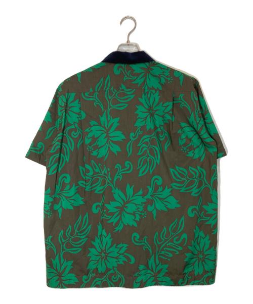 sacai（サカイ）sacai (サカイ) Floral Print Shirt ブラウン×グリーン サイズ:3の古着・服飾アイテム