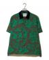 sacai（サカイ）の古着「Floral Print Shirt」｜ブラウン×グリーン