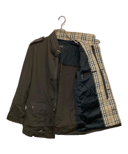 BURBERRY BLACK LABEL（バーバリーブラックレーベル）BURBERRY BLACK LABEL (バーバリーブラックレーベル) スタンドカラージャケット ブラウン サイズ:Ⅿの古着・服飾アイテム