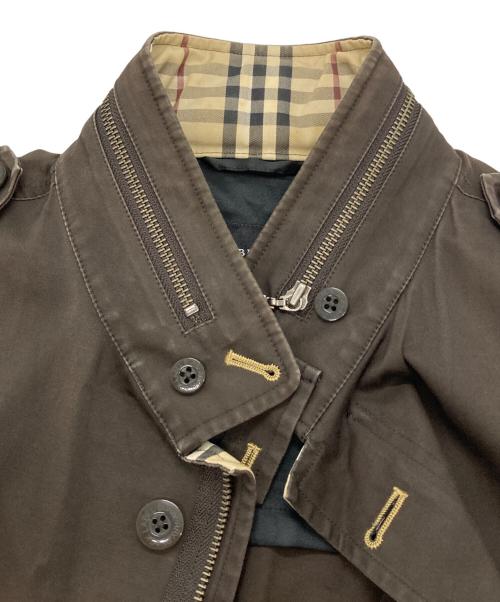 BURBERRY BLACK LABEL（バーバリーブラックレーベル）BURBERRY BLACK LABEL (バーバリーブラックレーベル) スタンドカラージャケット ブラウン サイズ:Ⅿの古着・服飾アイテム