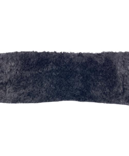 Agnona（アニオナ）Agnona (アニオナ) アルパカウールシャギーコート ブラック サイズ:42の古着・服飾アイテム