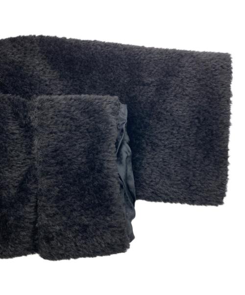 Agnona（アニオナ）Agnona (アニオナ) アルパカウールシャギーコート ブラック サイズ:42の古着・服飾アイテム