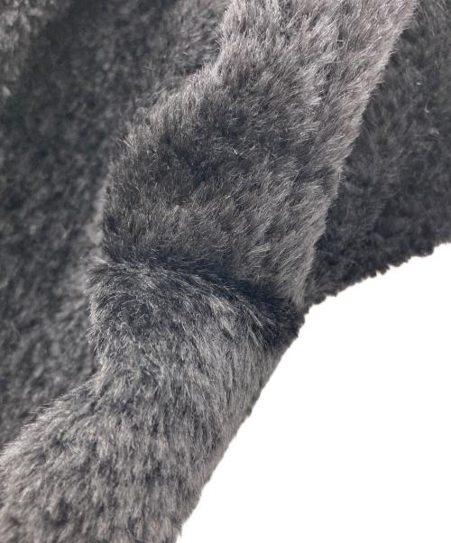 Agnona（アニオナ）Agnona (アニオナ) アルパカウールシャギーコート ブラック サイズ:42の古着・服飾アイテム