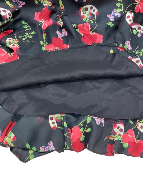 hysterics（ヒステリックス）hysterics (ヒステリックス) 総柄ワンピース ブラック×レッド サイズ:SIZE Freeの古着・服飾アイテム