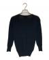 DOLCE & GABBANA (ドルチェ＆ガッバーナ) リボンVニット ブラック サイズ:-：3500円