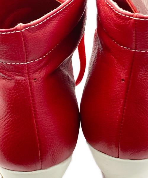 Vivienne Westwood（ヴィヴィアンウエストウッド）Vivienne Westwood (ヴィヴィアンウエストウッド) レースアップブーツ レッド サイズ:Sの古着・服飾アイテム