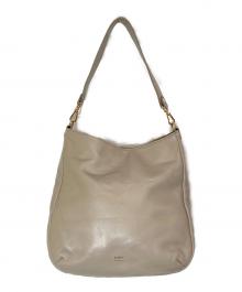 russet（ラシット）の古着「［本革・600g］2wayショルダーバッグ」｜ベージュ