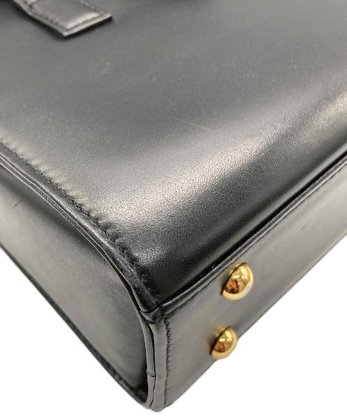 GIVENCHY（ジバンシィ）GIVENCHY (ジバンシィ) フラップレザートートバッグ ブラックの古着・服飾アイテム