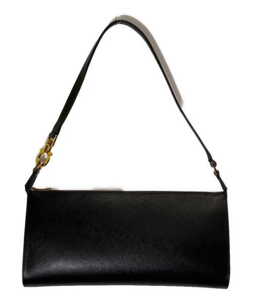 Salvatore Ferragamo（サルヴァトーレ フェラガモ）Salvatore Ferragamo (サルヴァトーレ フェラガモ) ガンチーニワンショルダーバッグ ブラックの古着・服飾アイテム