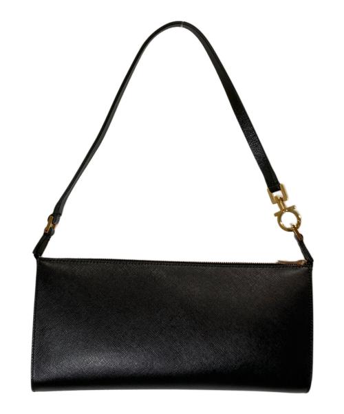 Salvatore Ferragamo（サルヴァトーレ フェラガモ）Salvatore Ferragamo (サルヴァトーレ フェラガモ) ガンチーニワンショルダーバッグ ブラックの古着・服飾アイテム