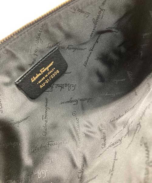 Salvatore Ferragamo（サルヴァトーレ フェラガモ）Salvatore Ferragamo (サルヴァトーレ フェラガモ) ガンチーニワンショルダーバッグ ブラックの古着・服飾アイテム