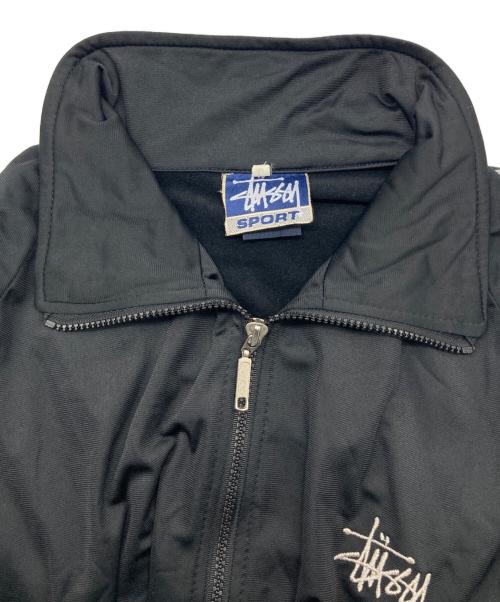 stussy（ステューシー）stussy (ステューシー) トラックジャケット ブラック サイズ:SIZE Lの古着・服飾アイテム