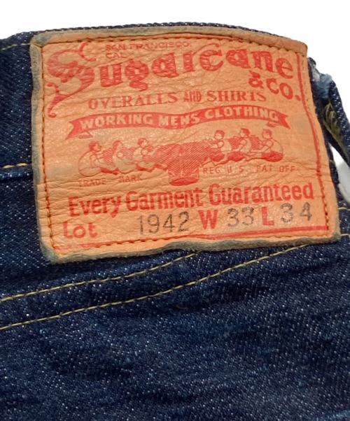 SUGAR CANE（シュガーケーン）SUGAR CANE (シュガーケーン) BLUE DENIM WAIST OVERALLS “1942” MODEL インディゴ サイズ:W33L34の古着・服飾アイテム