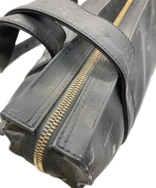 MCM（エムシーエム）MCM (エムシーエム) ヴィセトス柄トートバッグ ブラックの古着・服飾アイテム