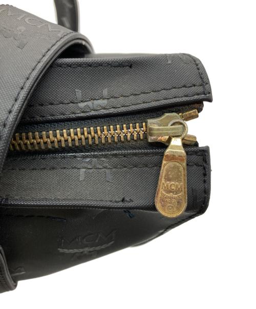 MCM（エムシーエム）MCM (エムシーエム) ヴィセトス柄トートバッグ ブラックの古着・服飾アイテム