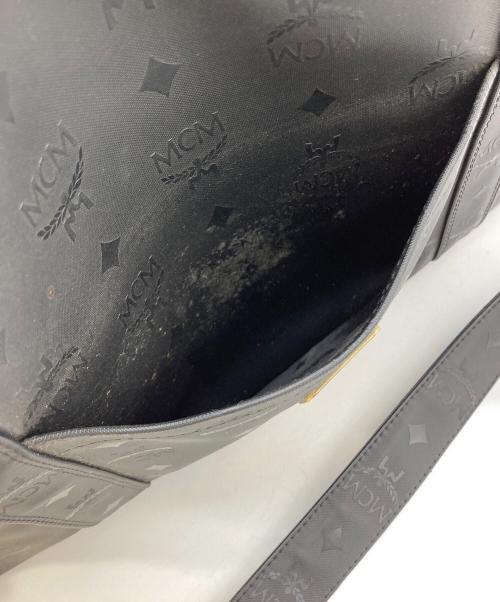 MCM（エムシーエム）MCM (エムシーエム) ヴィセトス柄トートバッグ ブラックの古着・服飾アイテム