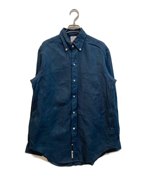BROOKS BROTHERS（ブルックスブラザーズ）BROOKS BROTHERS (ブルックスブラザーズ) アイリッシュリネンシャツ ネイビー サイズ:14 1/2の古着・服飾アイテム