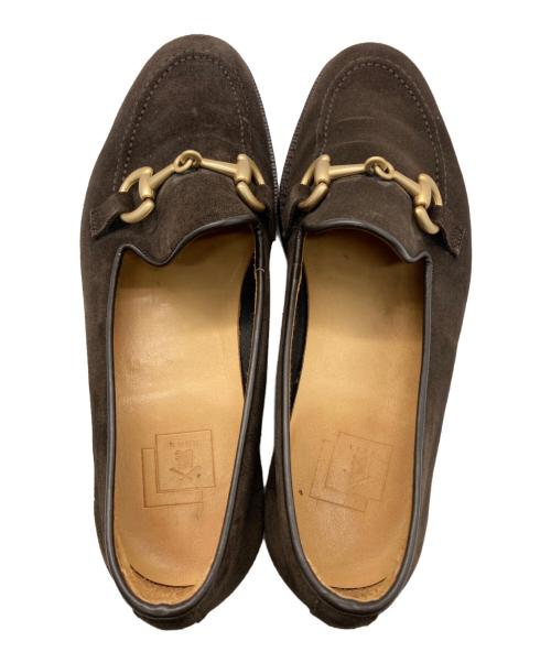 三陽山長（サンヨウヤマチョウ）三陽山長 (サンヨウヤマチョウ) アンライニングビットローファー ブラウン サイズ:SIZE 6の古着・服飾アイテム