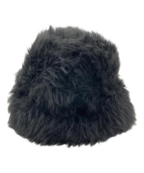 LAD MUSICIAN（ラッドミュージシャン）LAD MUSICIAN (ラッドミュージシャン) LOOP YARN SHAGGY KNIT CAP ブラック サイズ:-の古着・服飾アイテム