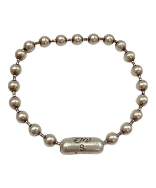 TAKAHIROMIYASHITA TheSoloIst.（タカヒロミヤシタ ザソロイスト）TAKAHIROMIYASHITA TheSoloIst. (タカヒロミヤシタ ザソロイスト) END (エンド) ボールチェーンブレスレット シルバー サイズ:Ｓの古着・服飾アイテム