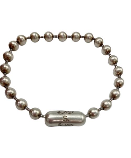 TAKAHIROMIYASHITA TheSoloIst.（タカヒロミヤシタ ザソロイスト）TAKAHIROMIYASHITA TheSoloIst. (タカヒロミヤシタ ザソロイスト) END (エンド) ボールチェーンブレスレット シルバー サイズ:Ｓの古着・服飾アイテム