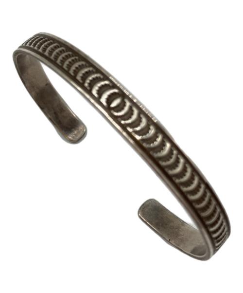 Navajo（ナバホ）Navajo (ナバホ) スタンプワークバングル シルバーの古着・服飾アイテム