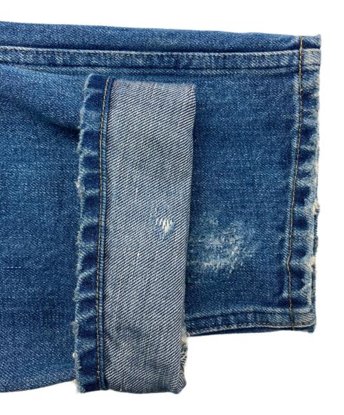 Needles（ニードルズ）Needles (ニードルズ) ASSORTED PATCHES STRAIGHT JEAN インディゴ サイズ:Sの古着・服飾アイテム