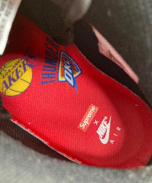 NIKE（ナイキ）NIKE (ナイキ) SUPREME (シュプリーム) NBA (エヌビーエー) AIR FORCE 1 MID 07 ブラック サイズ:SIZE 27.5cmの古着・服飾アイテム