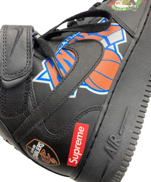 NIKE（ナイキ）NIKE (ナイキ) SUPREME (シュプリーム) NBA (エヌビーエー) AIR FORCE 1 MID 07 ブラック サイズ:SIZE 27.5cmの古着・服飾アイテム