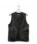 Schott（ショット）の古着「別注レザーベスト」｜ブラック