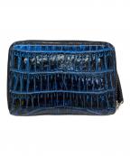 TOKYO CROCODILE東京クロコダイル）の古着「クロココインケース」｜ネイビー×ブルー