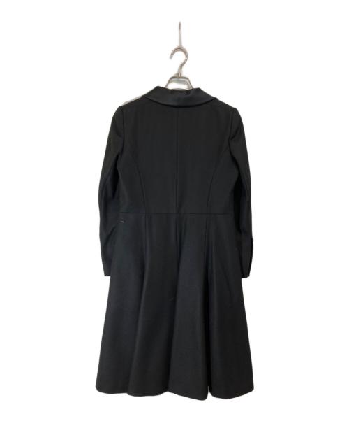 CHANEL（シャネル）CHANEL (シャネル) ラインストーンココマークボタンロングコート ブラック サイズ:36の古着・服飾アイテム