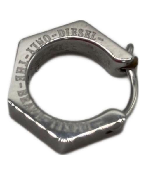 DIESEL（ディーゼル）DIESEL (ディーゼル) フープピアス シルバーの古着・服飾アイテム