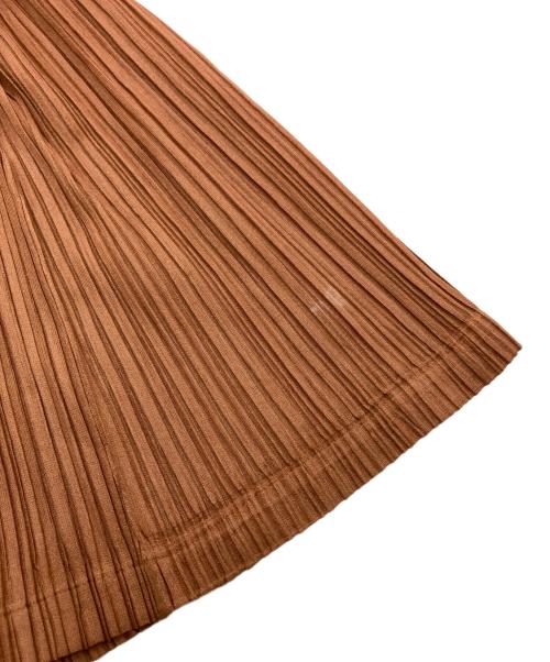 PLEATS PLEASE（プリーツプリーズ）PLEATS PLEASE (プリーツプリーズ) プリーツイージーワイドパンツ オレンジ サイズ:SIZE 2の古着・服飾アイテム