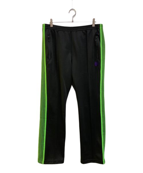 Needles（ニードルズ）Needles (ニードルズ) Narrow Track Pant ブラック×グリーン サイズ:SIZE Lの古着・服飾アイテム