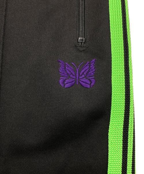 Needles（ニードルズ）Needles (ニードルズ) Narrow Track Pant ブラック×グリーン サイズ:SIZE Lの古着・服飾アイテム