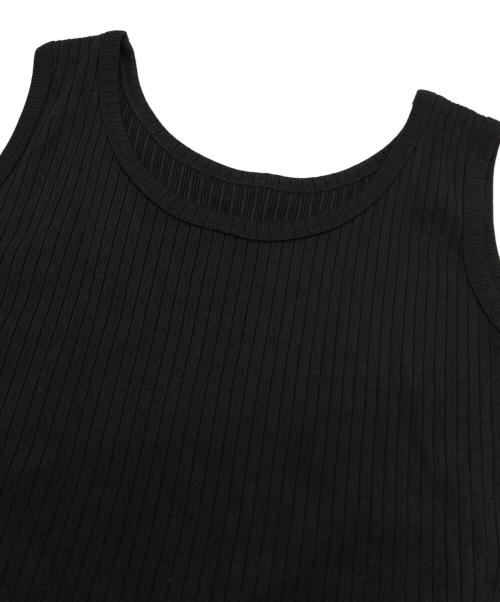 RIVE DROITE（リヴドロワ）RIVE DROITE (リヴドロワ) 2WAYリブタンクワンピース ブラック サイズ:36の古着・服飾アイテム