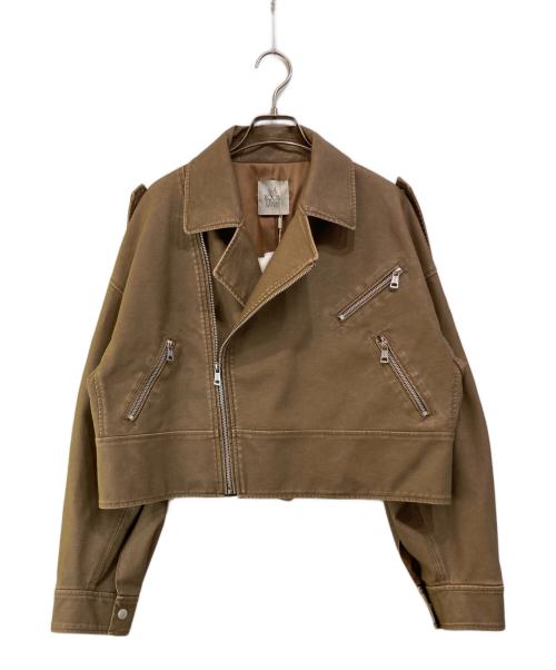Sea Room lynn（シールームリン）Sea Room Lynn (シールームリン) Vintage wash ECOレザージャケット ベージュ サイズ:SIZE Freeの古着・服飾アイテム