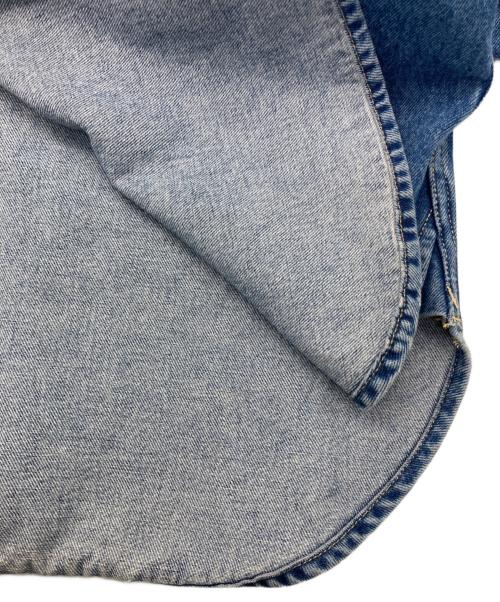 Sea Room lynn（シールームリン）Sea Room Lynn (シールームリン) Wideカフスdenim シャツジャケット ブルー サイズ:free 未使用品の古着・服飾アイテム