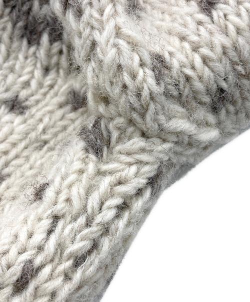 Sea Room lynn（シールームリン）Sea Room Lynn (シールームリン) ハートノルディックニット ベージュ サイズ:SIZE Freeの古着・服飾アイテム