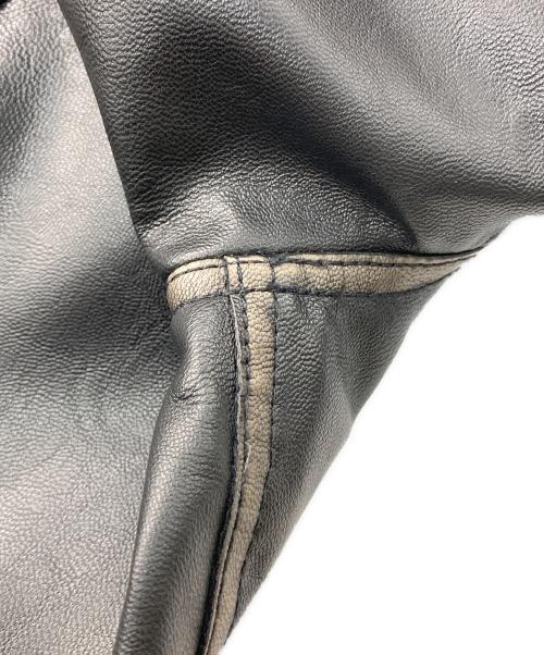 Sea Room lynn（シールームリン）Sea Room lynn (シールームリン) VintageECOレザーシャツジャケットフェイクレザーコート ブラック サイズ:Lの古着・服飾アイテム