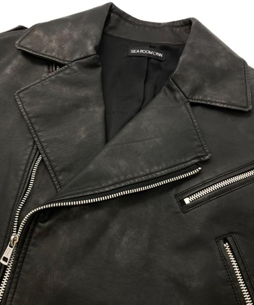 Sea Room lynn（シールームリン）Sea Room Lynn (シールームリン) Vintage ECOレザーSHORTライダース ブラック サイズ:SIZE Freeの古着・服飾アイテム