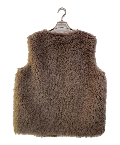 Sea Room lynn（シールームリン）Sea Room Lynn (シールームリン) Wool mix BOAオーバーベスト グレー サイズ:SIZE Freeの古着・服飾アイテム