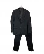 PS Paul SmithＰＳポールスミス）の古着「カラフルネップストライプセットアップスーツ」｜ブラック